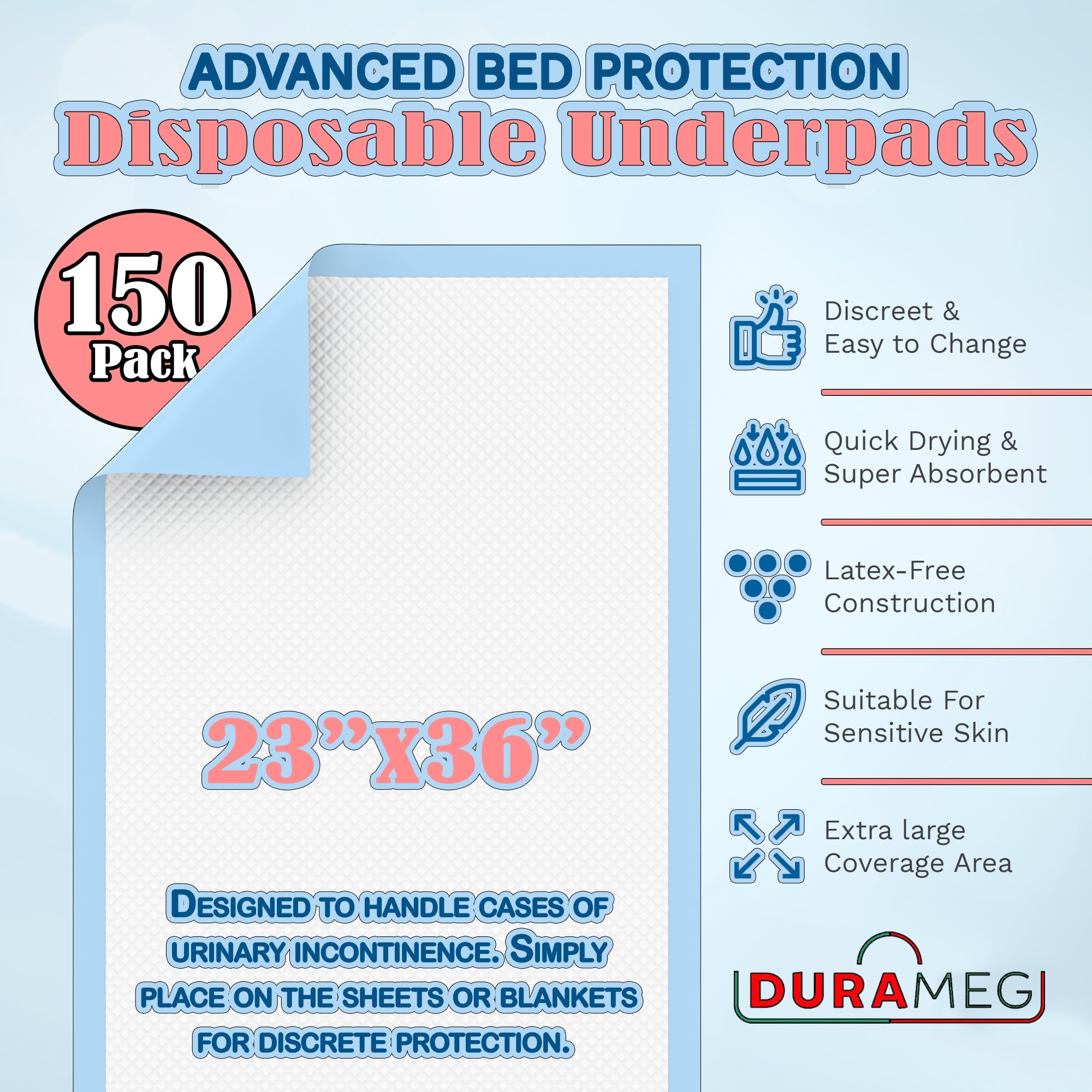 Chucks Pads Disposable Underpads | 23