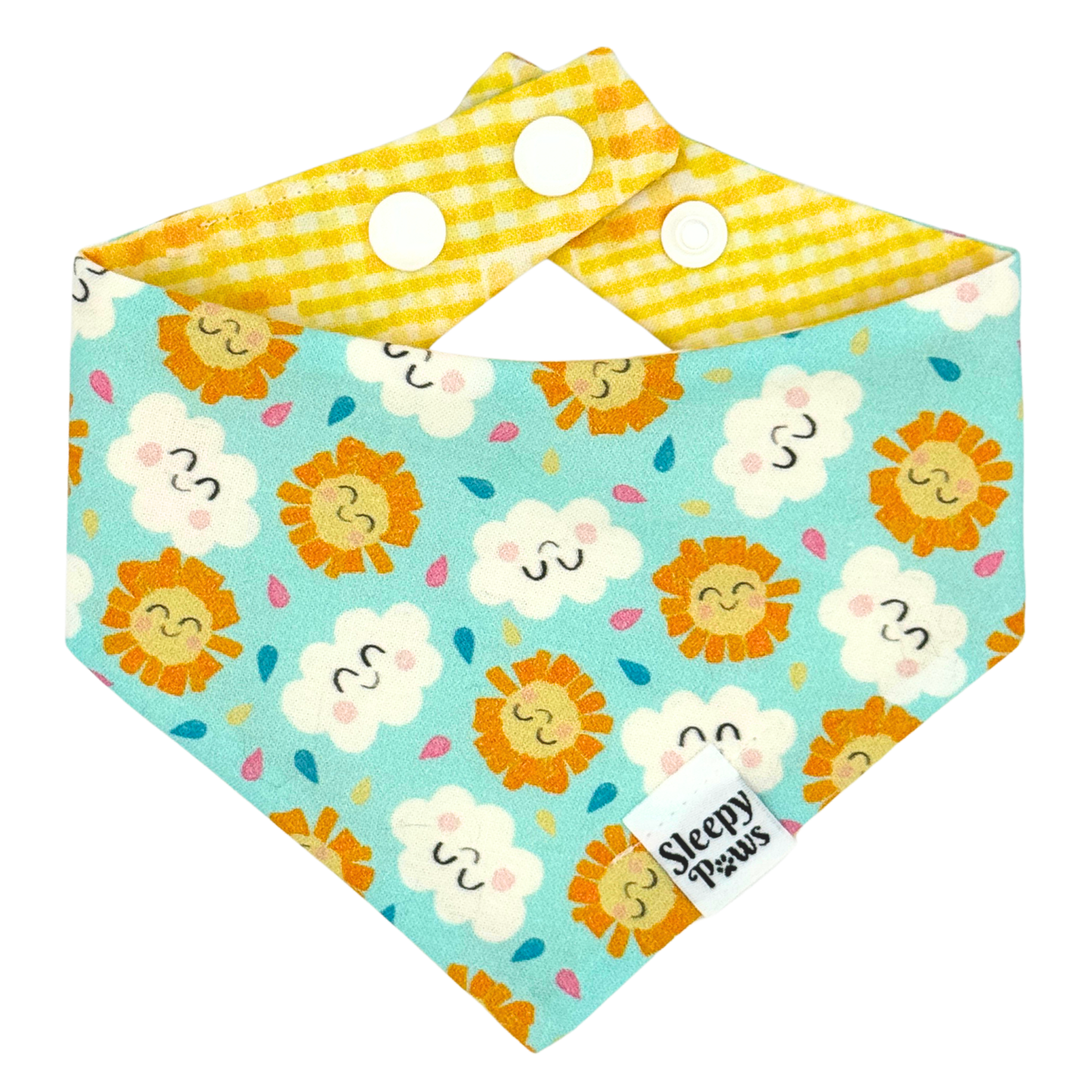 Sunshine Smiles Pet Bandana