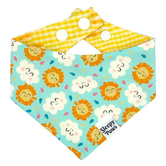 Sunshine Smiles Pet Bandana