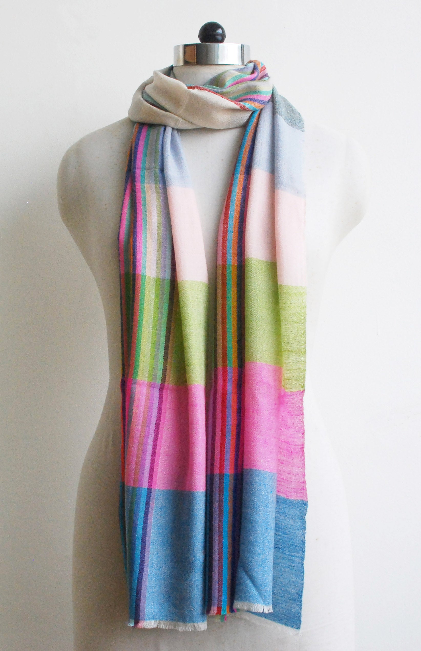 100% Cashmere Scarf - 293 - 40x220