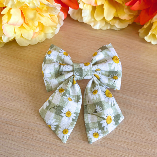 Daisy Picnic Sailor Bow