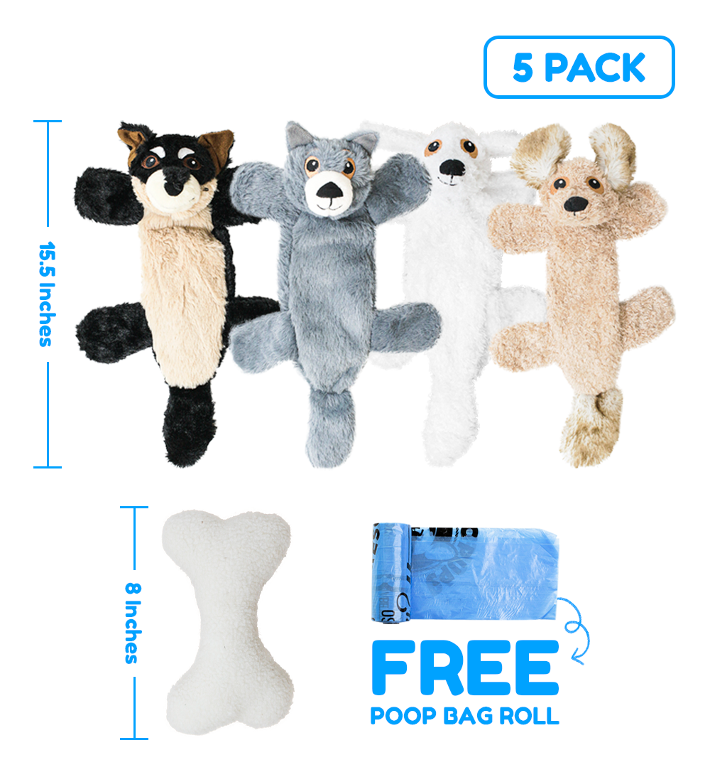 Rescue Rovers: 5 Piece Rescue Dogs & Bone Set