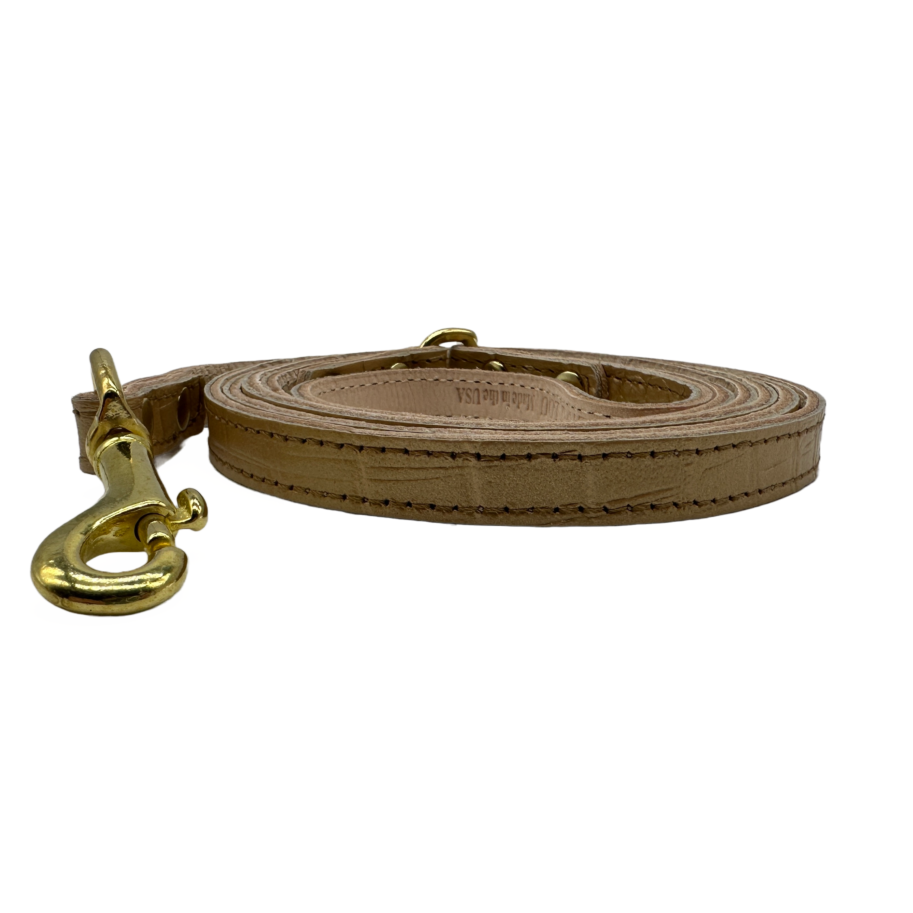 Croc Leather Dog Leashes - Bonne et Filou