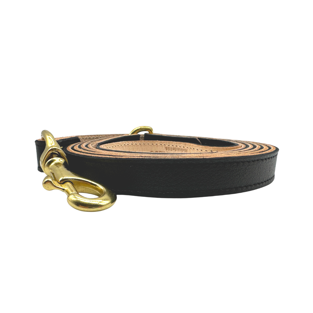 Plain Leather Dog Leashes - Bonne et Filou