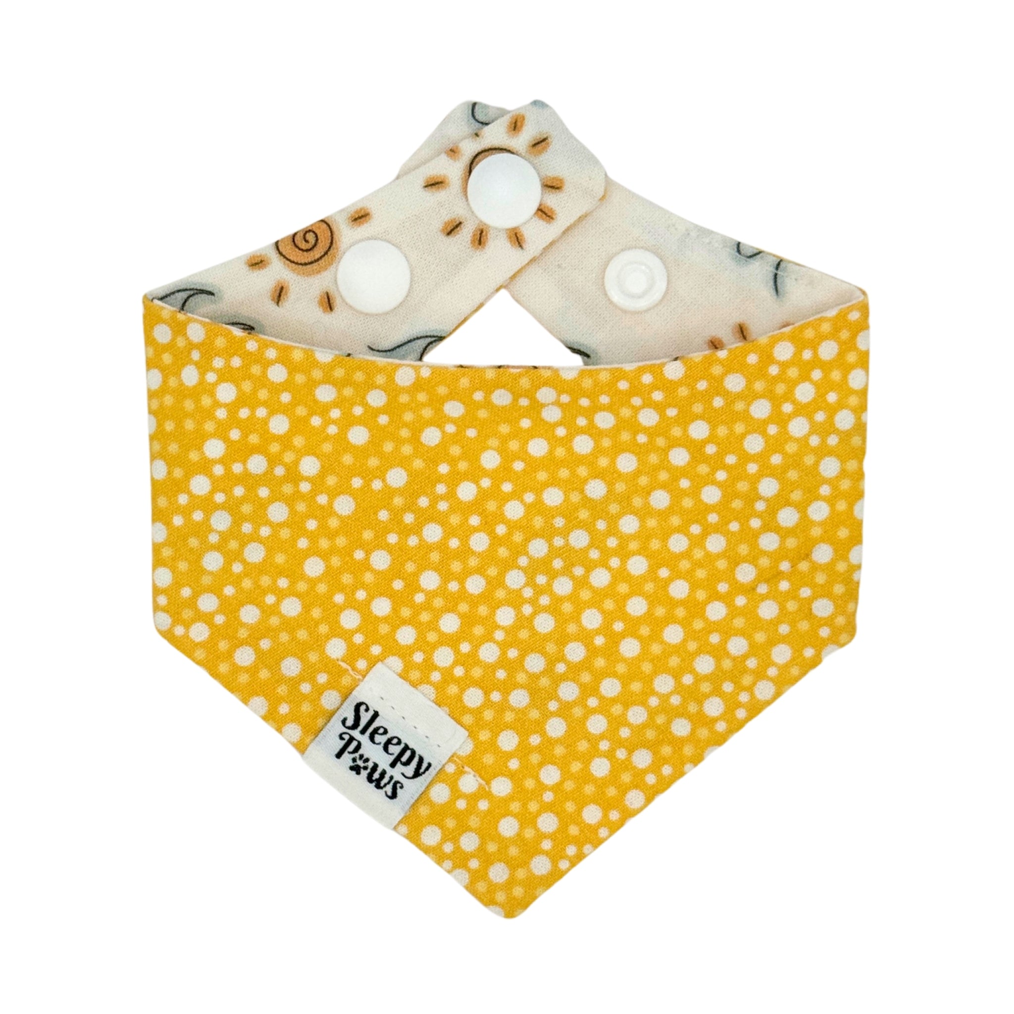 Minimal Beach Waves Pet Bandana