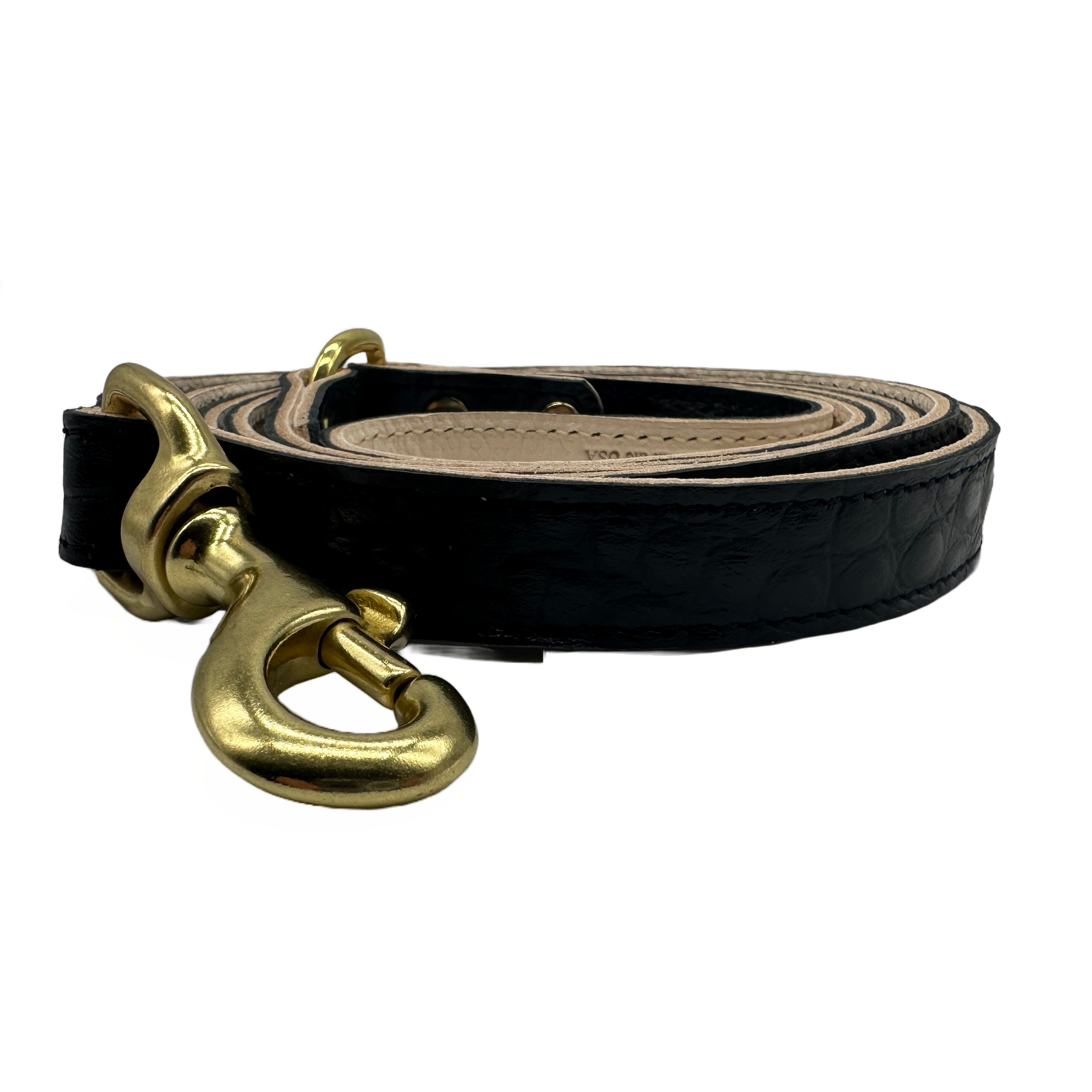 Croc Leather Dog Leashes - Bonne et Filou