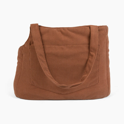 Corduroy Carrier— Brown