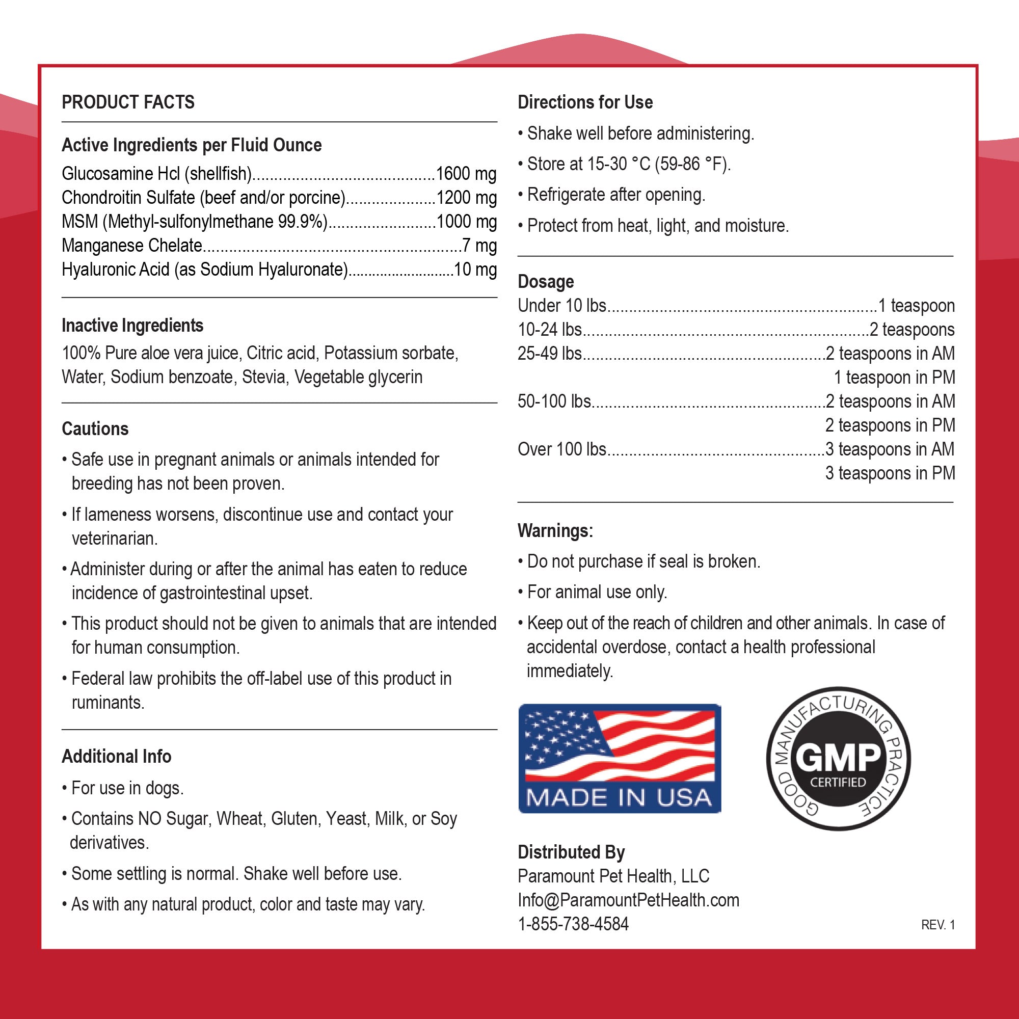 Liquid Glucosamine for Dogs