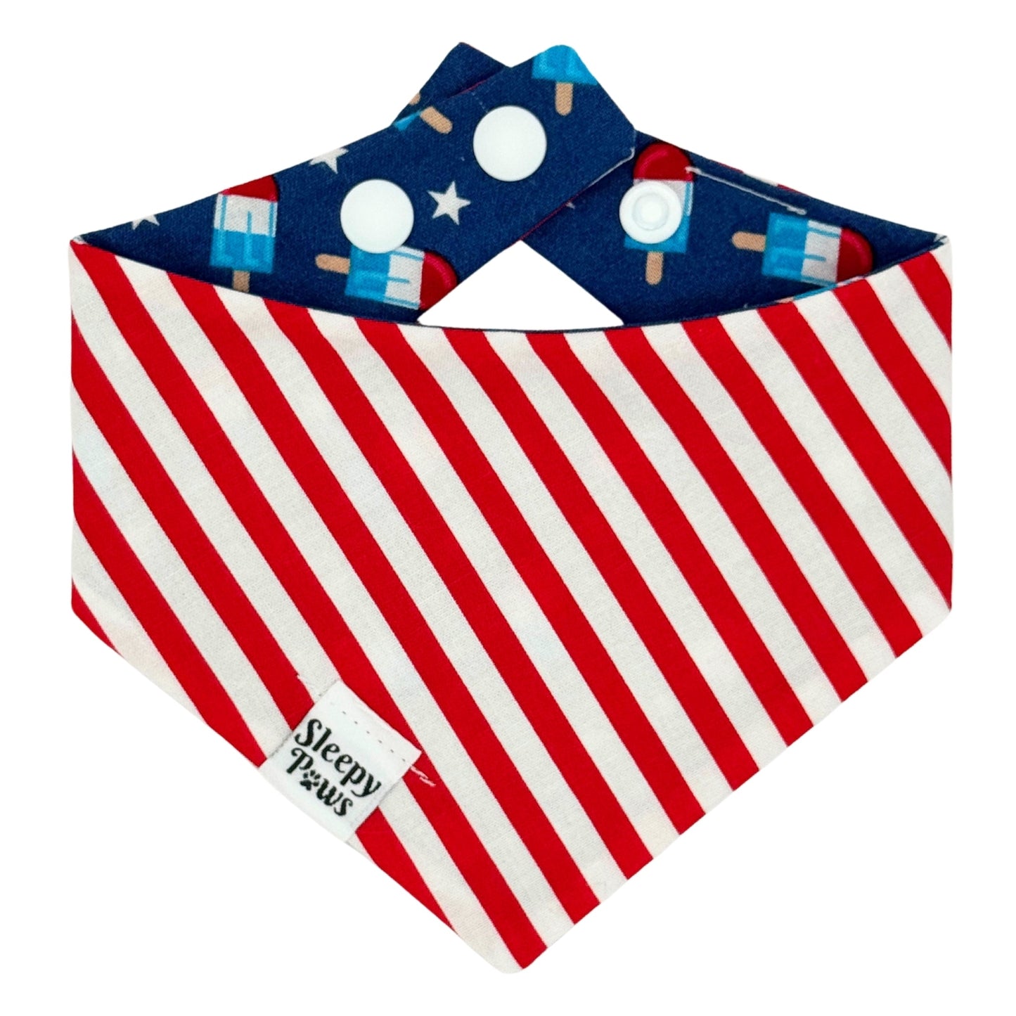 Patriotic Popsicles Pet Bandana