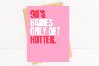 Funny Millennial Birthday Card for 90s Babies 30th Birthday