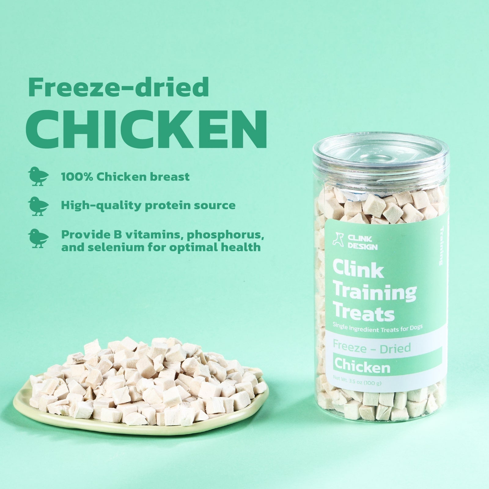 Clink Training Treats - Chicken