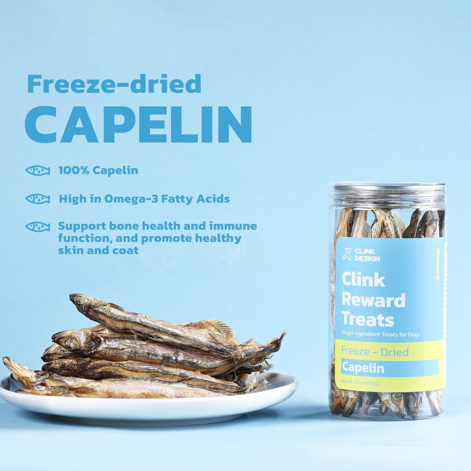 Clink Reward Treats - Capelin