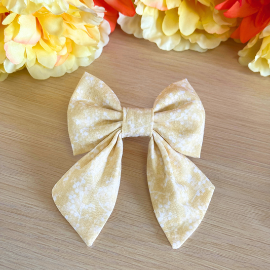 Linen Meadow Sailor Bow
