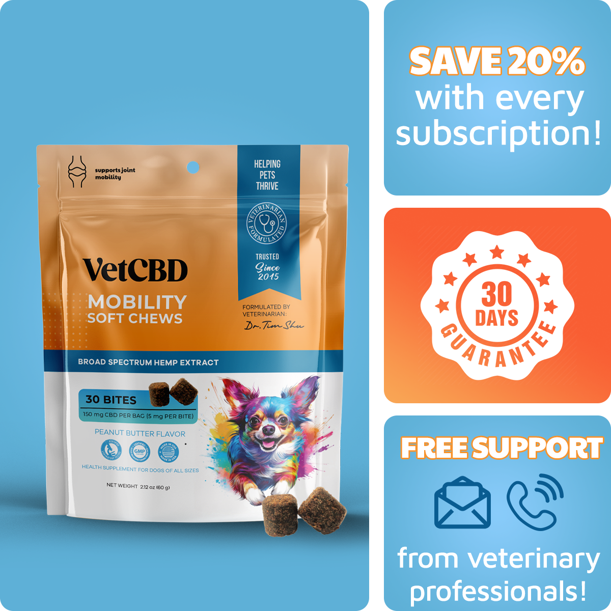 CBD Mobility Chews for Dogs