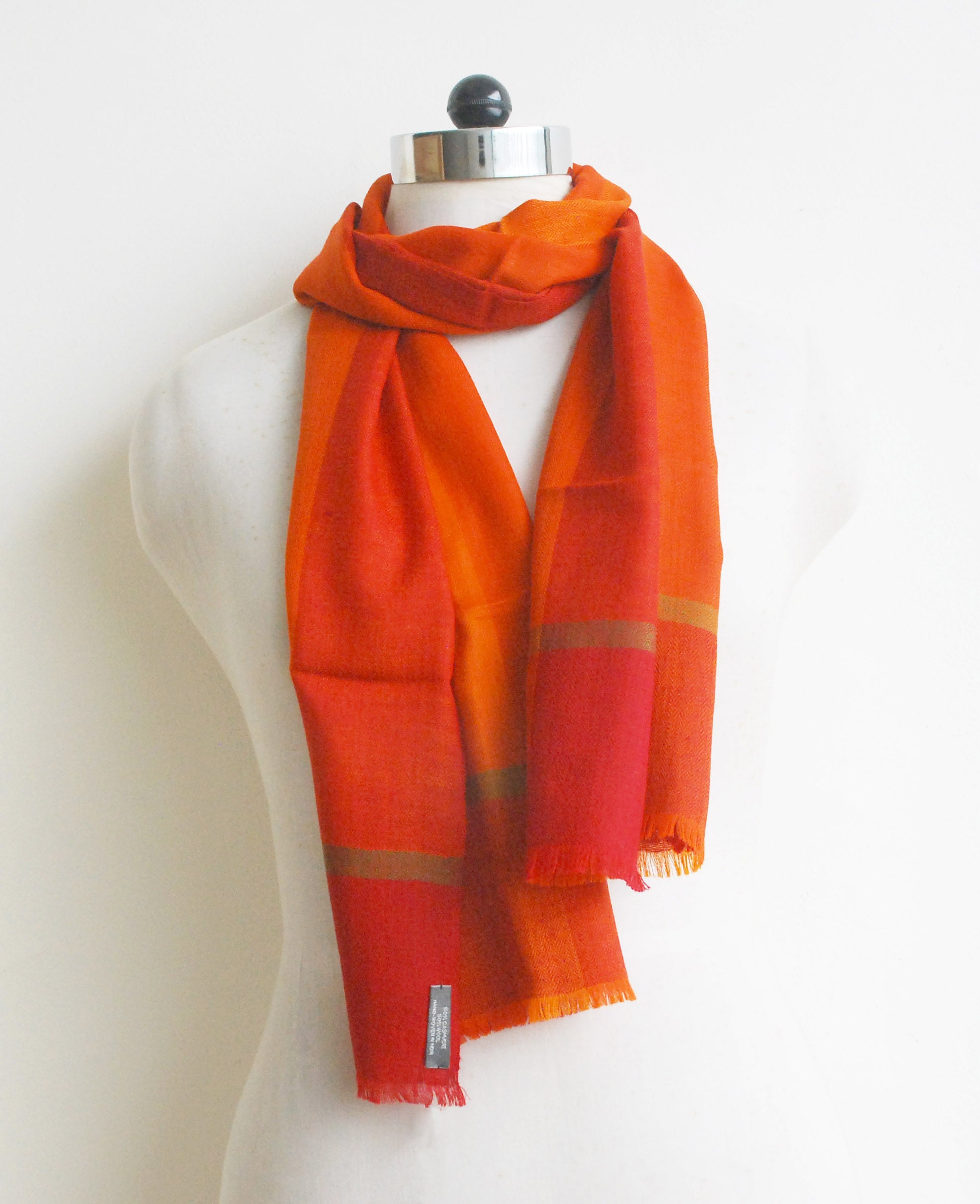 50% Cashmere 50% Wool Scarf - 312 - 35x160