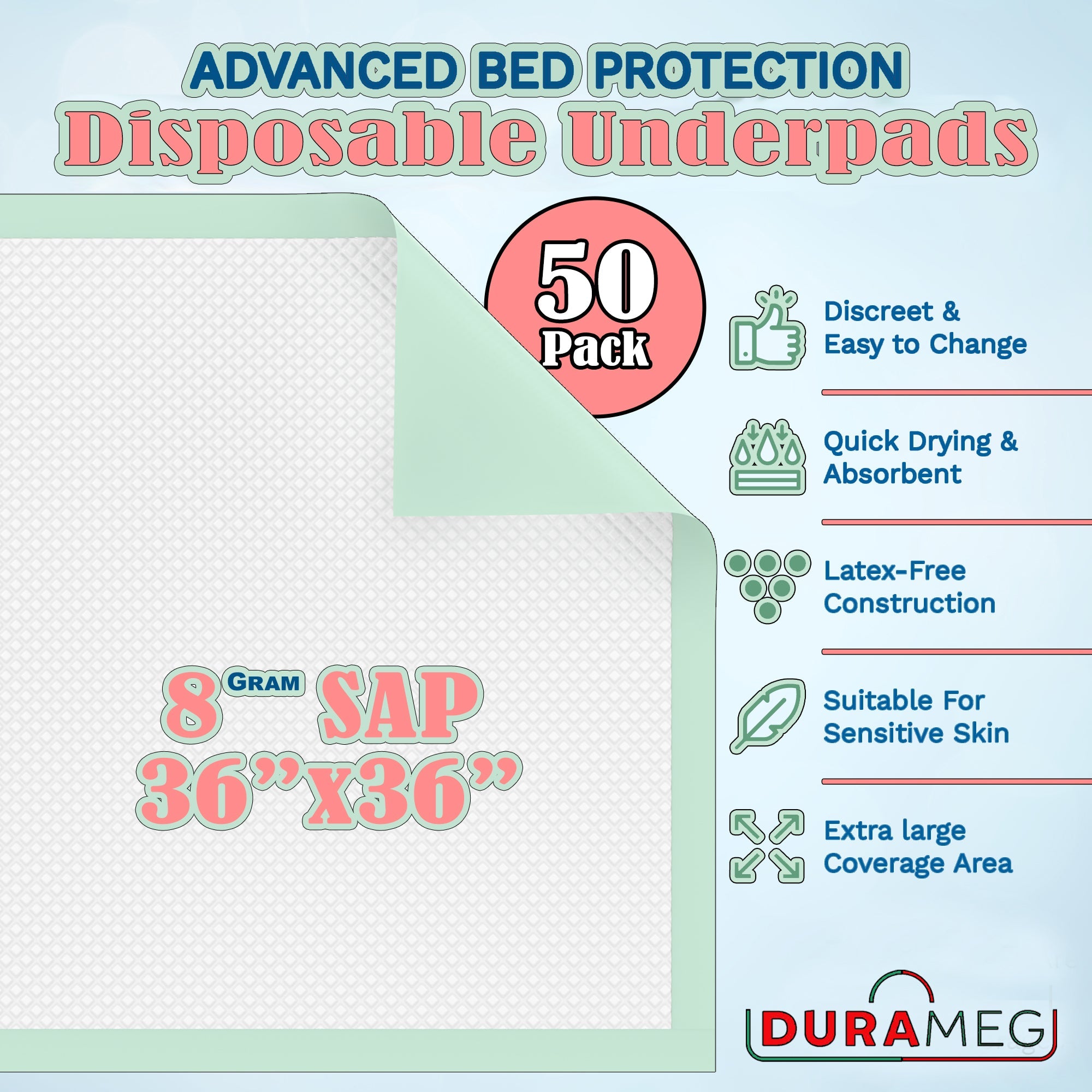 Chucks Pads Disposable Underpads | 36