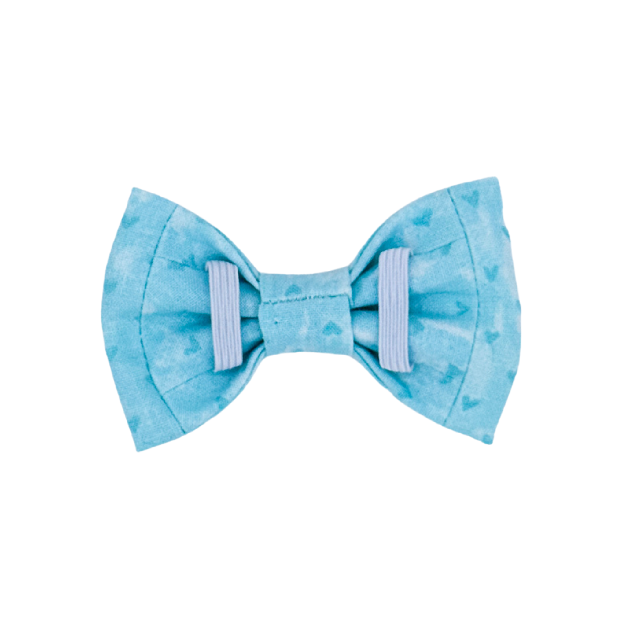 Blue Hearts Bow