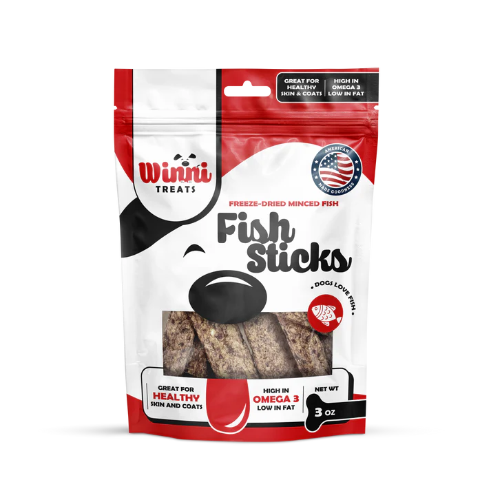 Freeze Dried Raw Fish Sticks