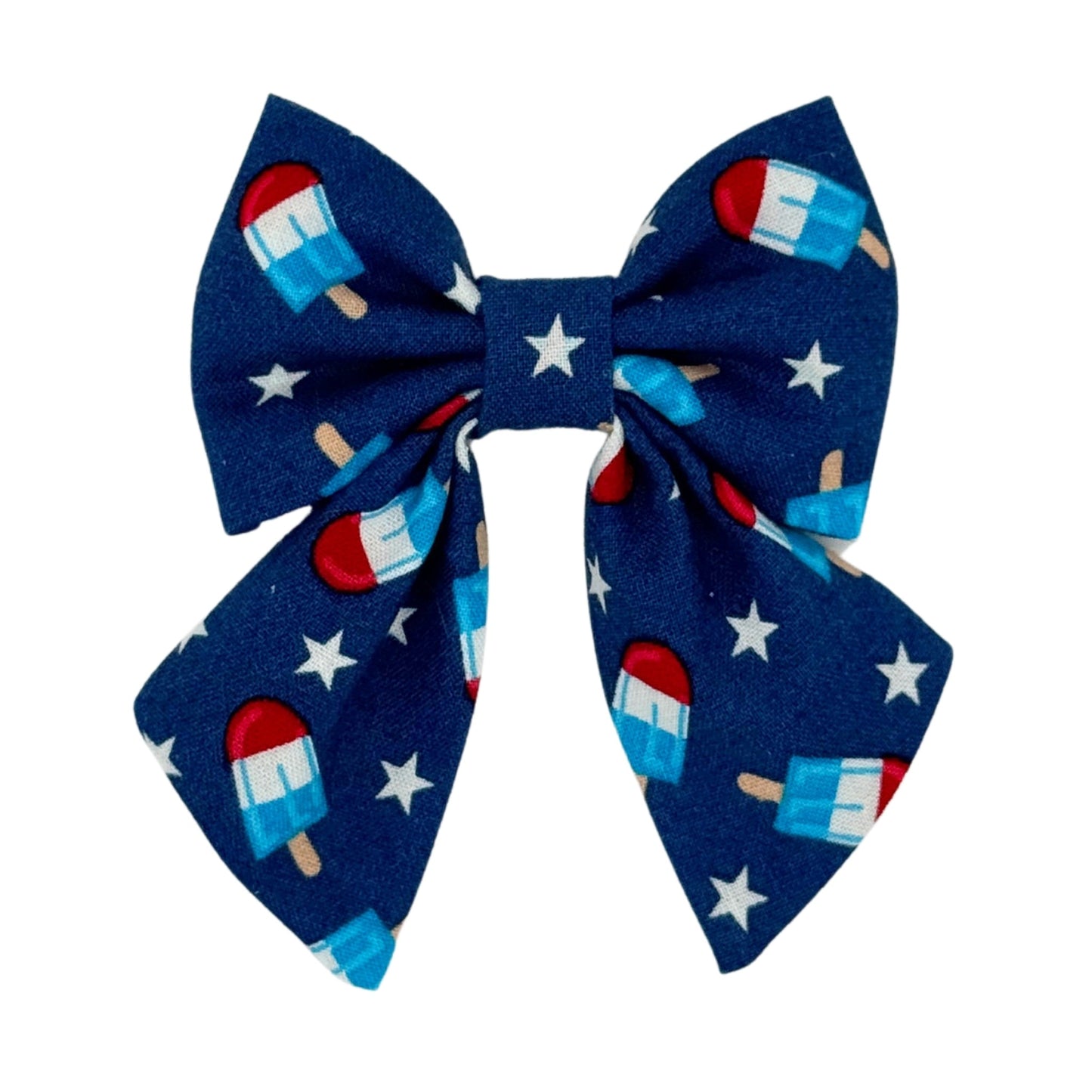 Patriotic Popsicles Sailor Bow