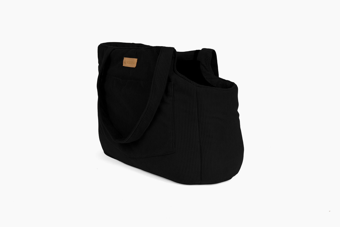 Corduroy Carrier— Black