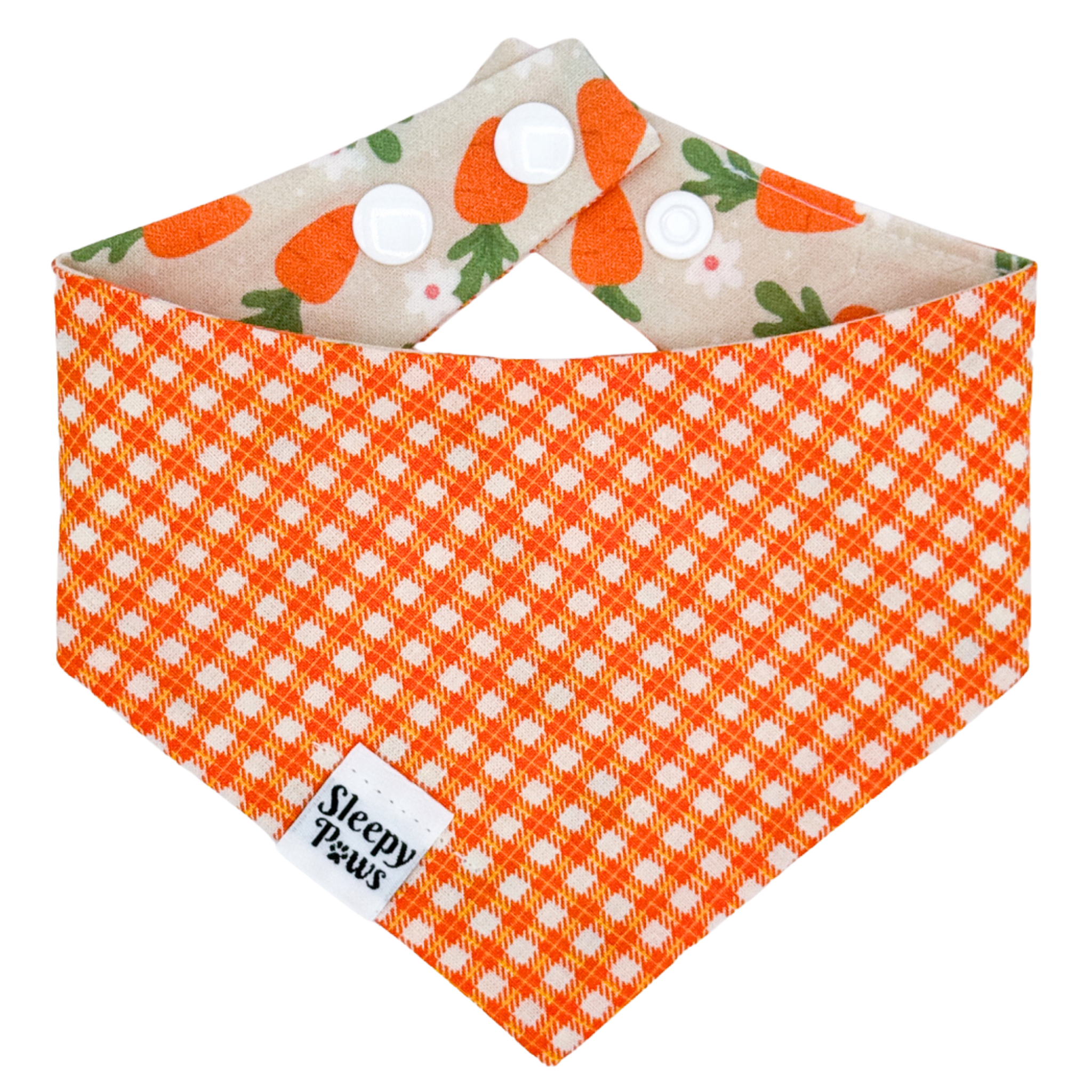Floral Carrots Pet Bandana