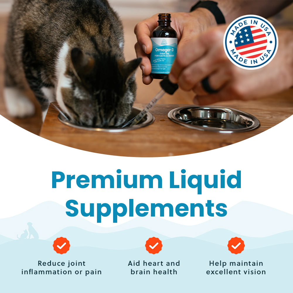 Omega-3 Fish Oil for Cats and Small Dogs