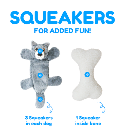 Rescue Rovers: 5 Piece Rescue Dogs & Bone Set