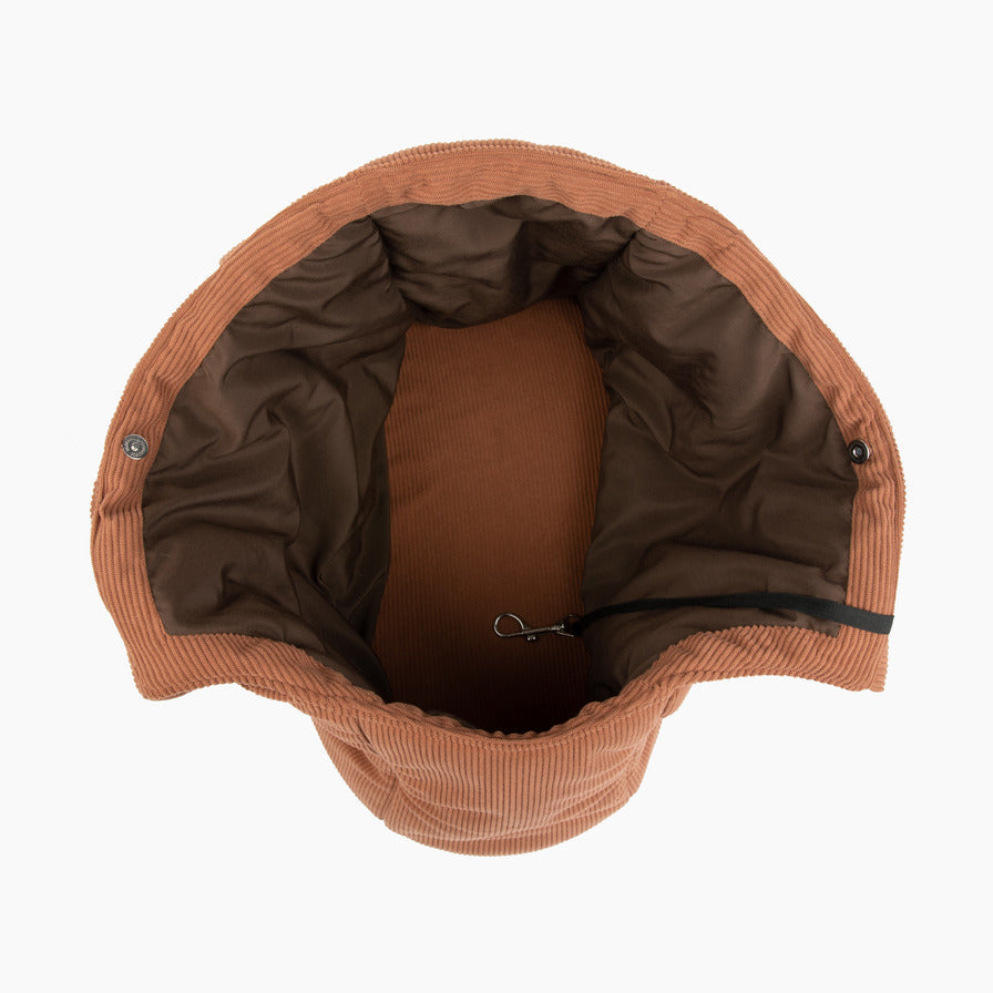 Corduroy Carrier— Brown