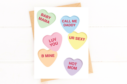 Hot Mom Funny Valentines Day Card for Parents Valentine for Girlfriend Card f