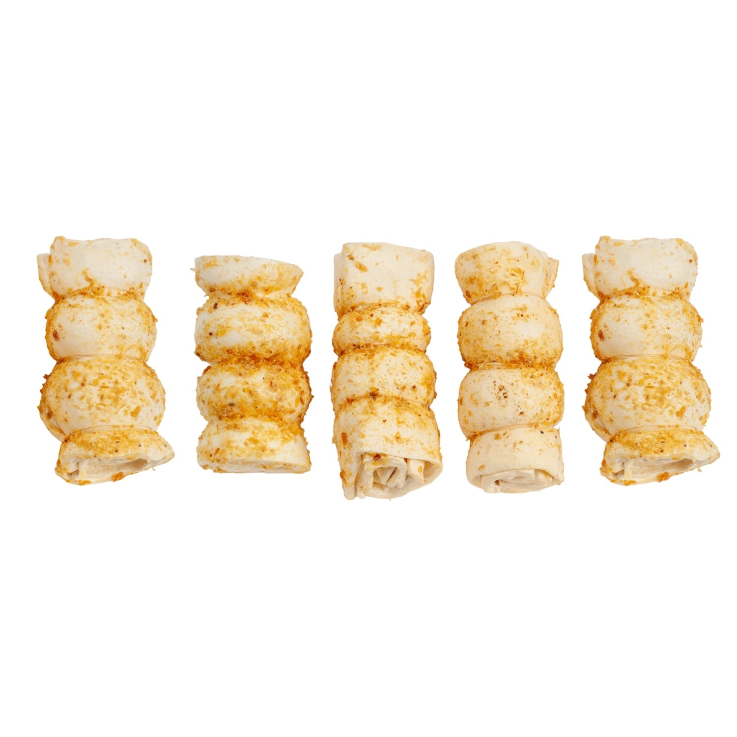 Bully dusted beef cheek rolls for dogs (5-pack)