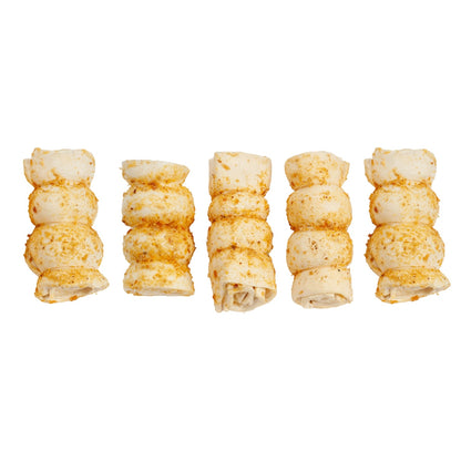 Bully dusted beef cheek rolls for dogs (5-pack)