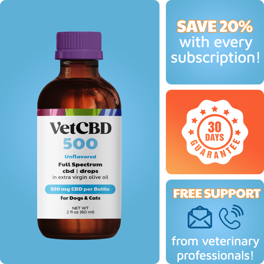 Standard Formula CBD Tinctures for Dogs & Cats