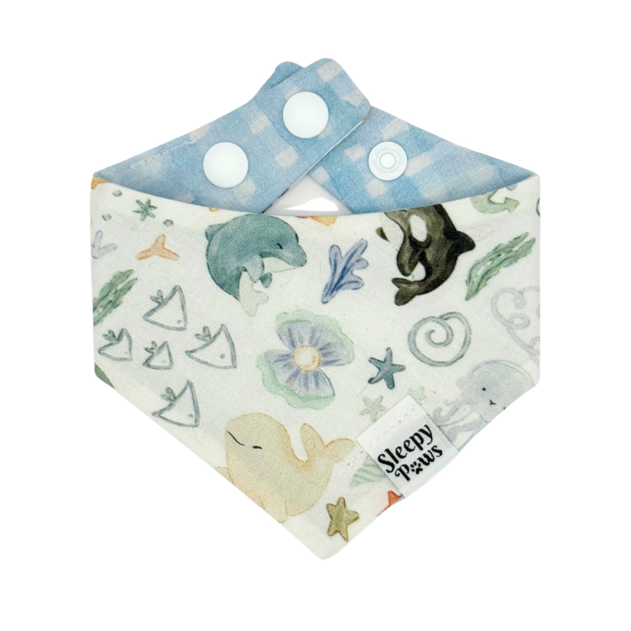 Under the Sea Blue Pet Bandana