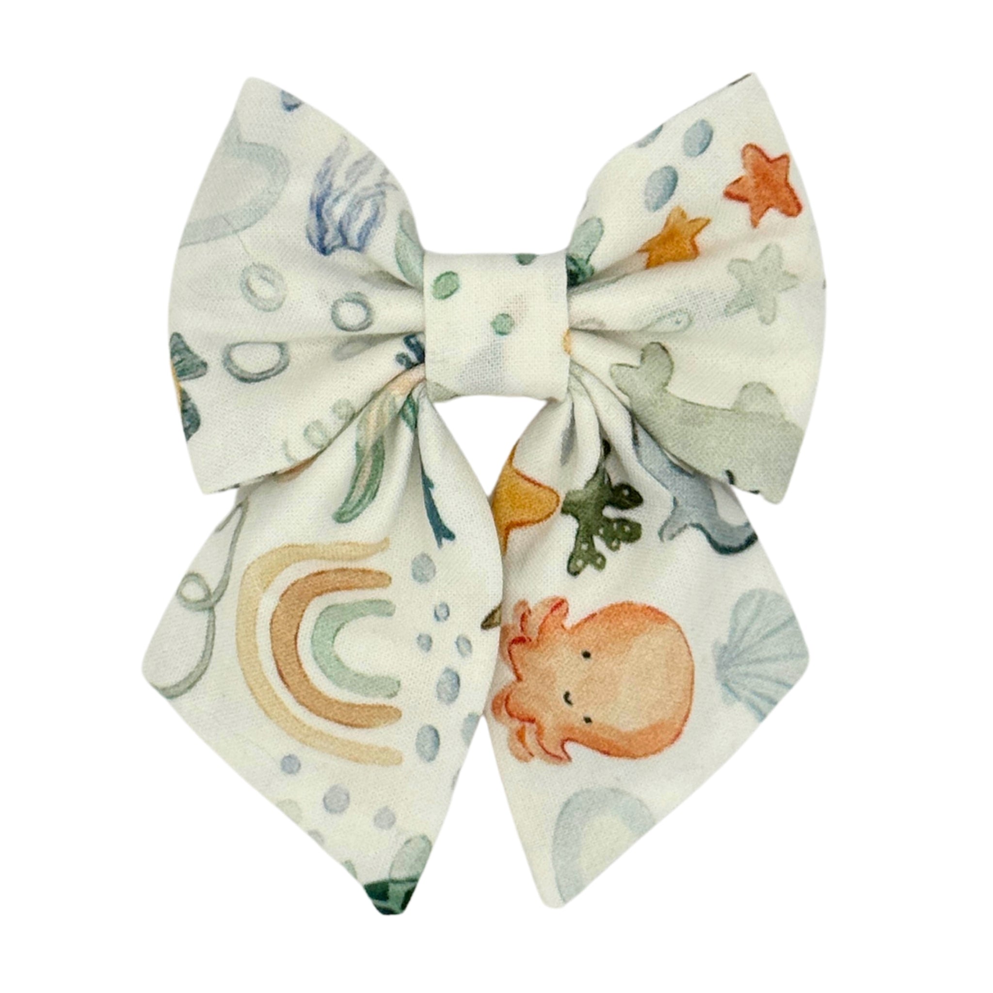 Under the Sea Blue Sailor Bow