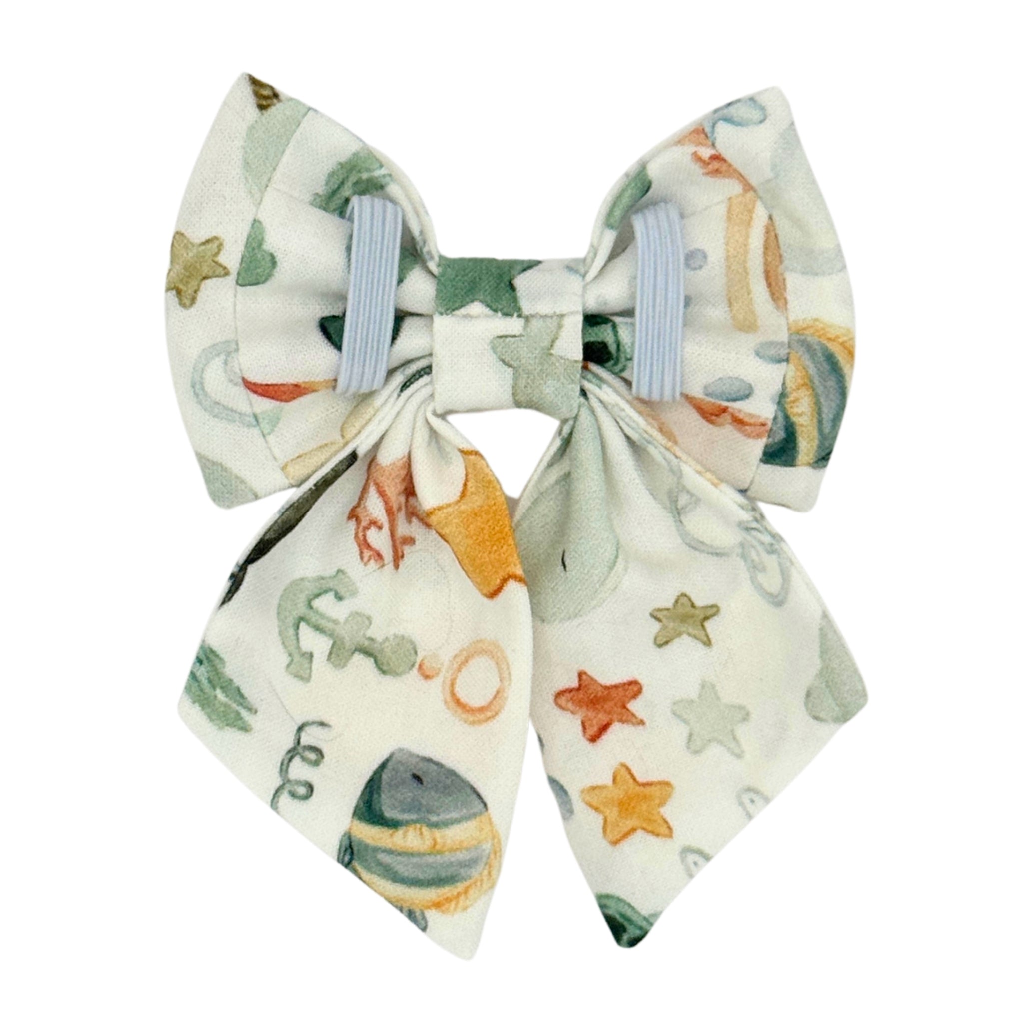 Under the Sea Blue Sailor Bow