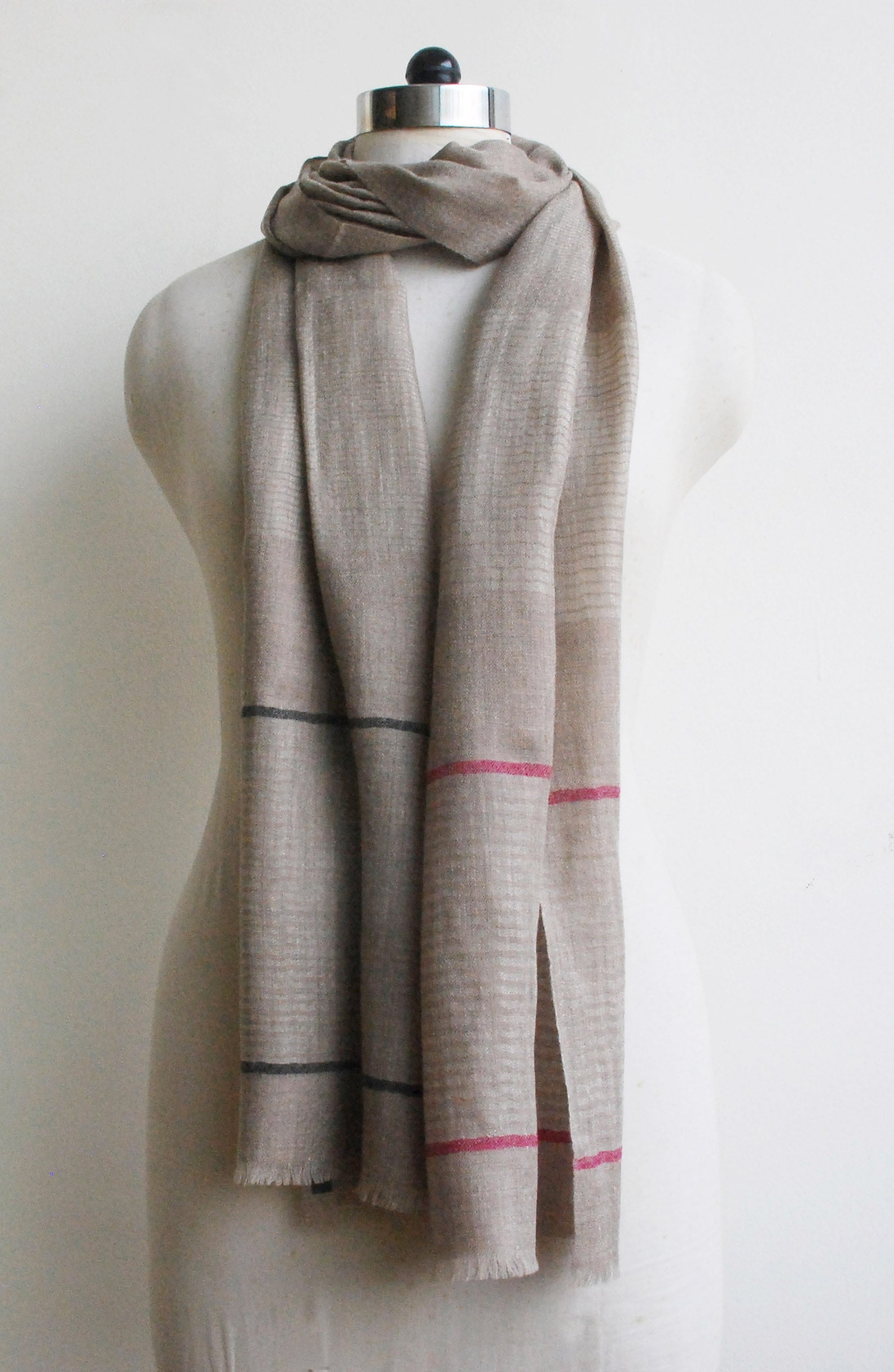 100% Cashmere Scarf - 578 - 40x220