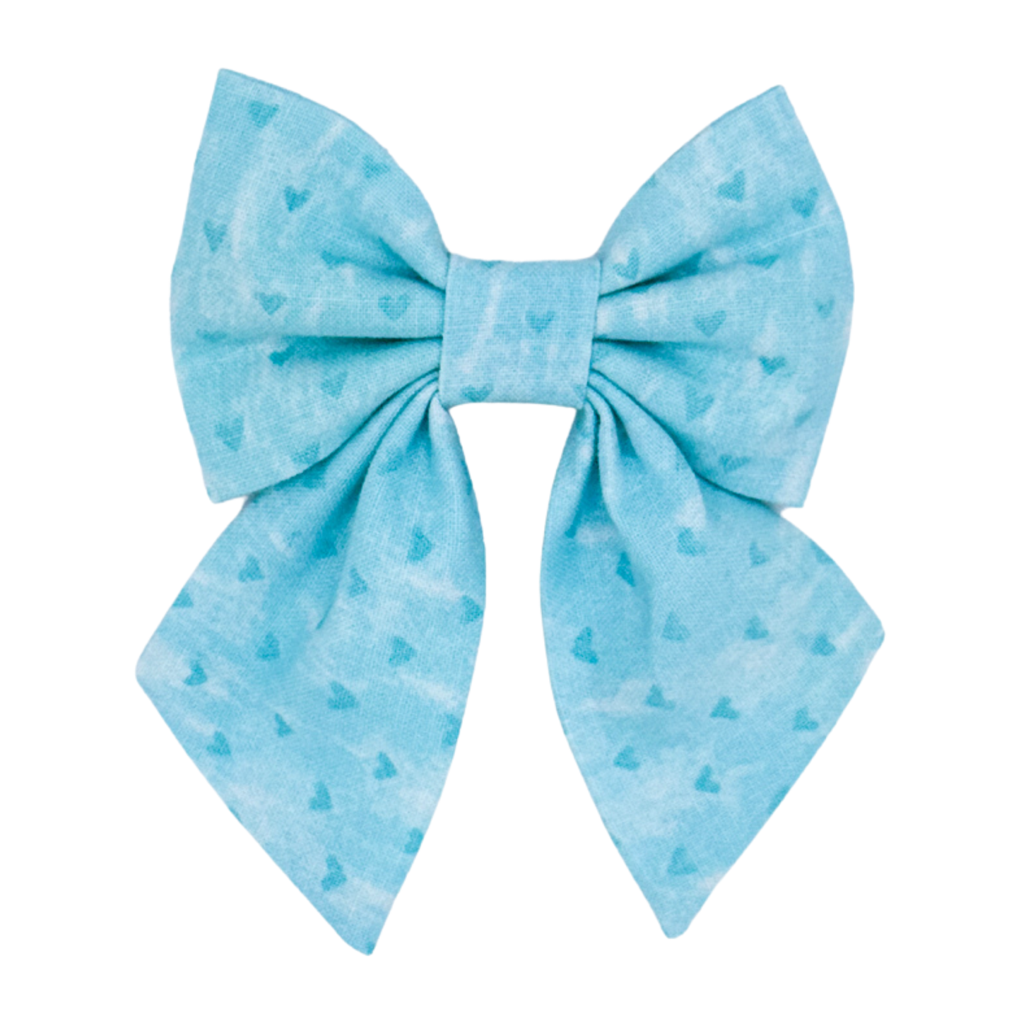 Blue Hearts Sailor Bow