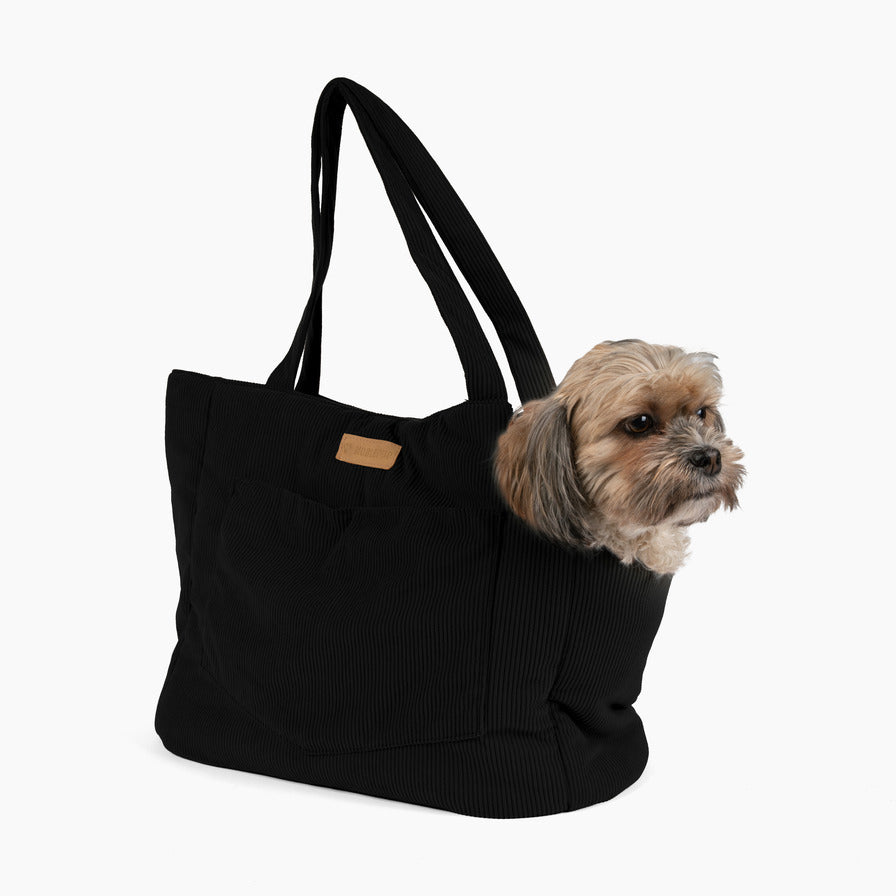 Corduroy Carrier— Black