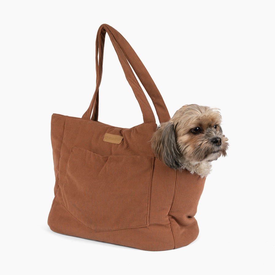 Corduroy Carrier— Brown