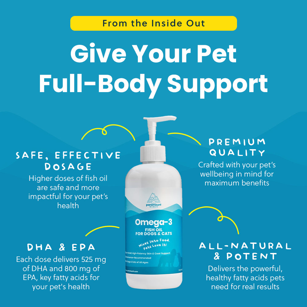 Omega-3 Fish Oil for Dogs and Cats