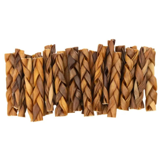 6” Jumbo Braided Collagen Stick Dog Chews – All-Natural, Long-Lasting Treats (15-Count)