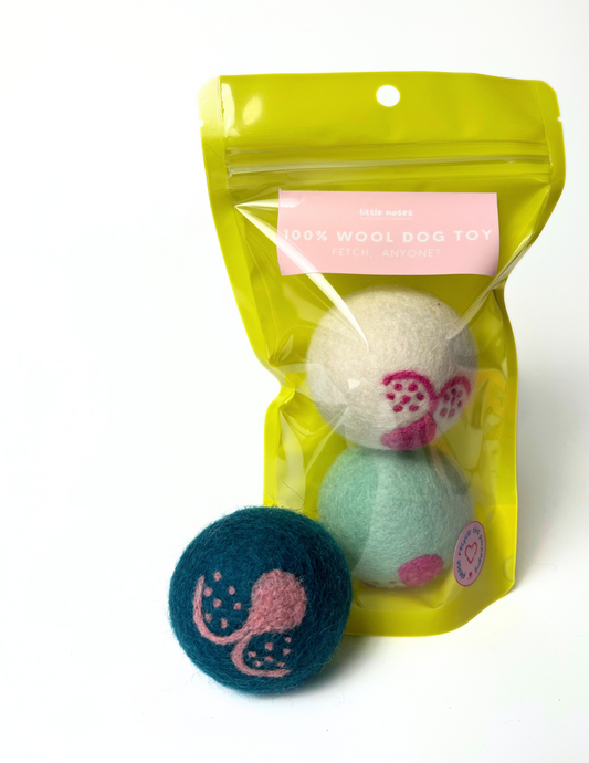 Little Noses wool ball (set of 2)
