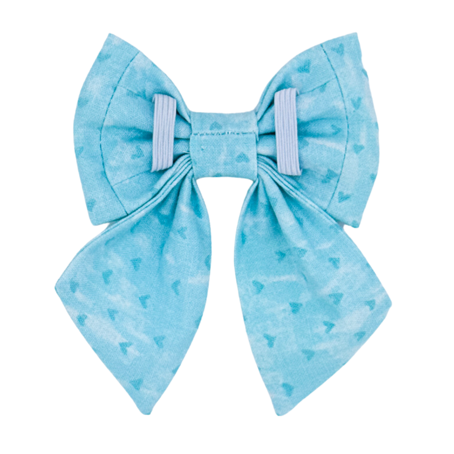 Blue Hearts Sailor Bow
