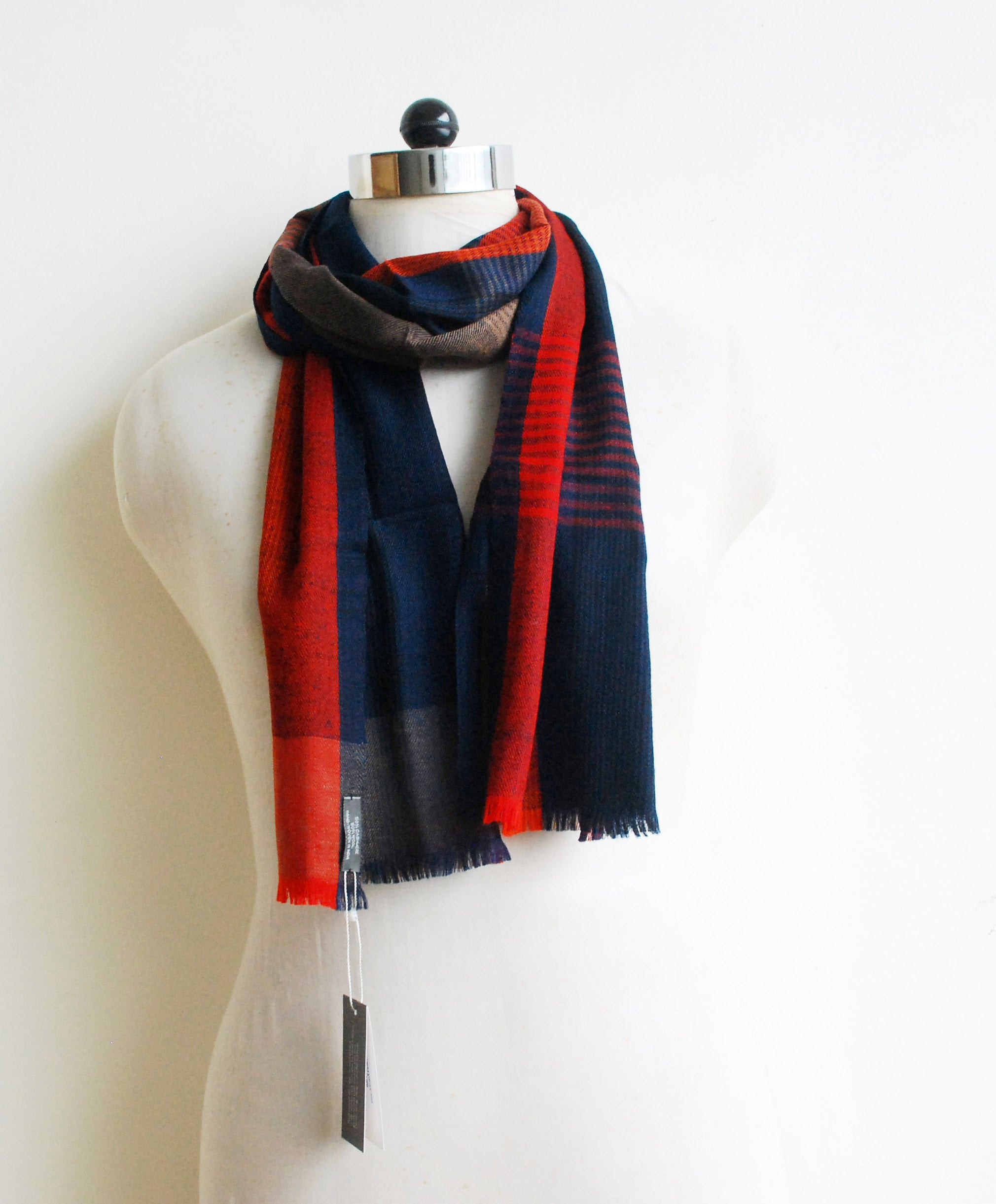 50% Cashmere 50% Wool Scarf - 681 - 35x160