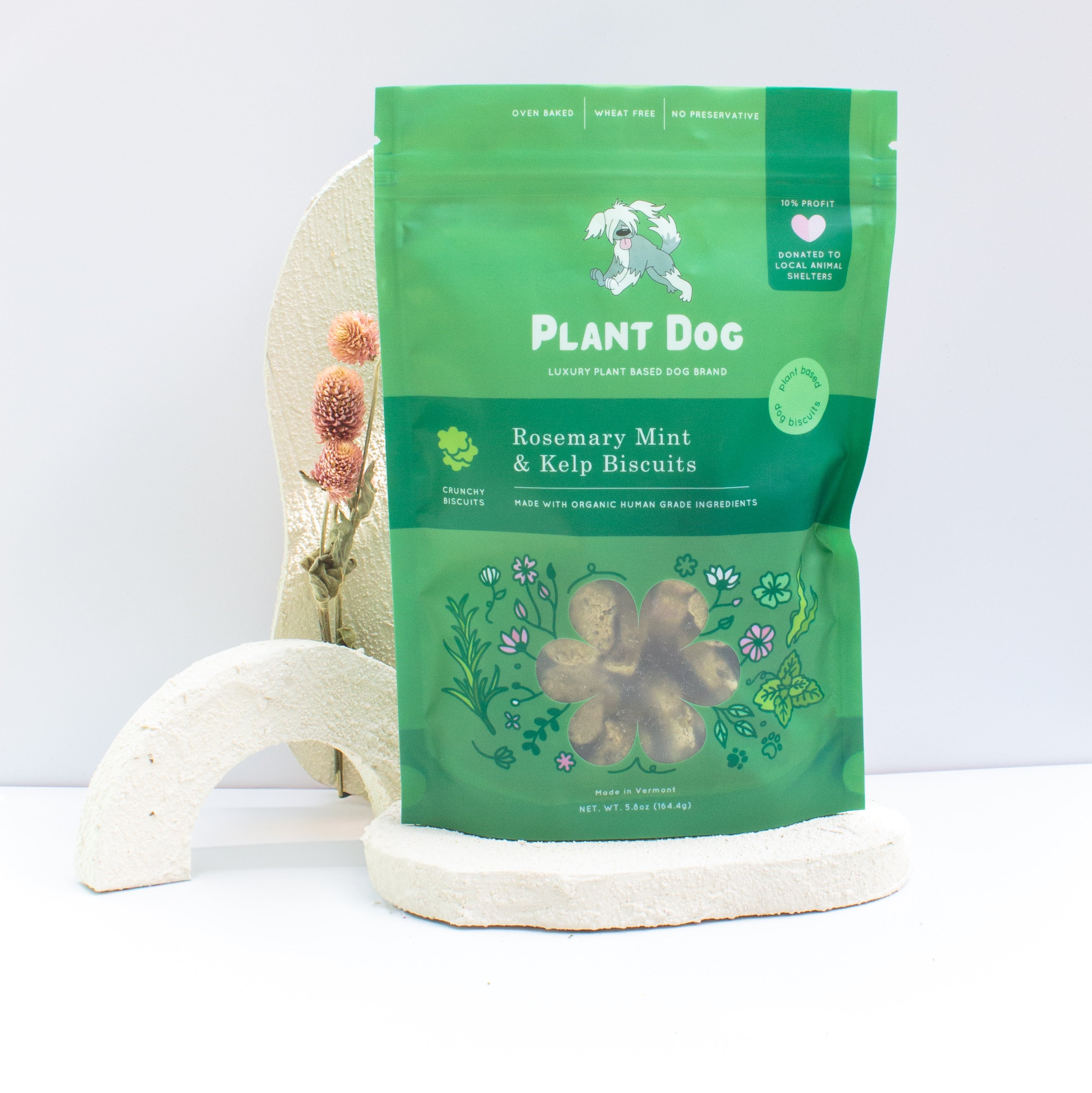 Rosemary Mint and Kelp Biscuit