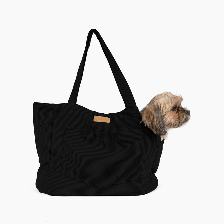Corduroy Carrier— Black