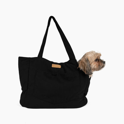 Corduroy Carrier— Black