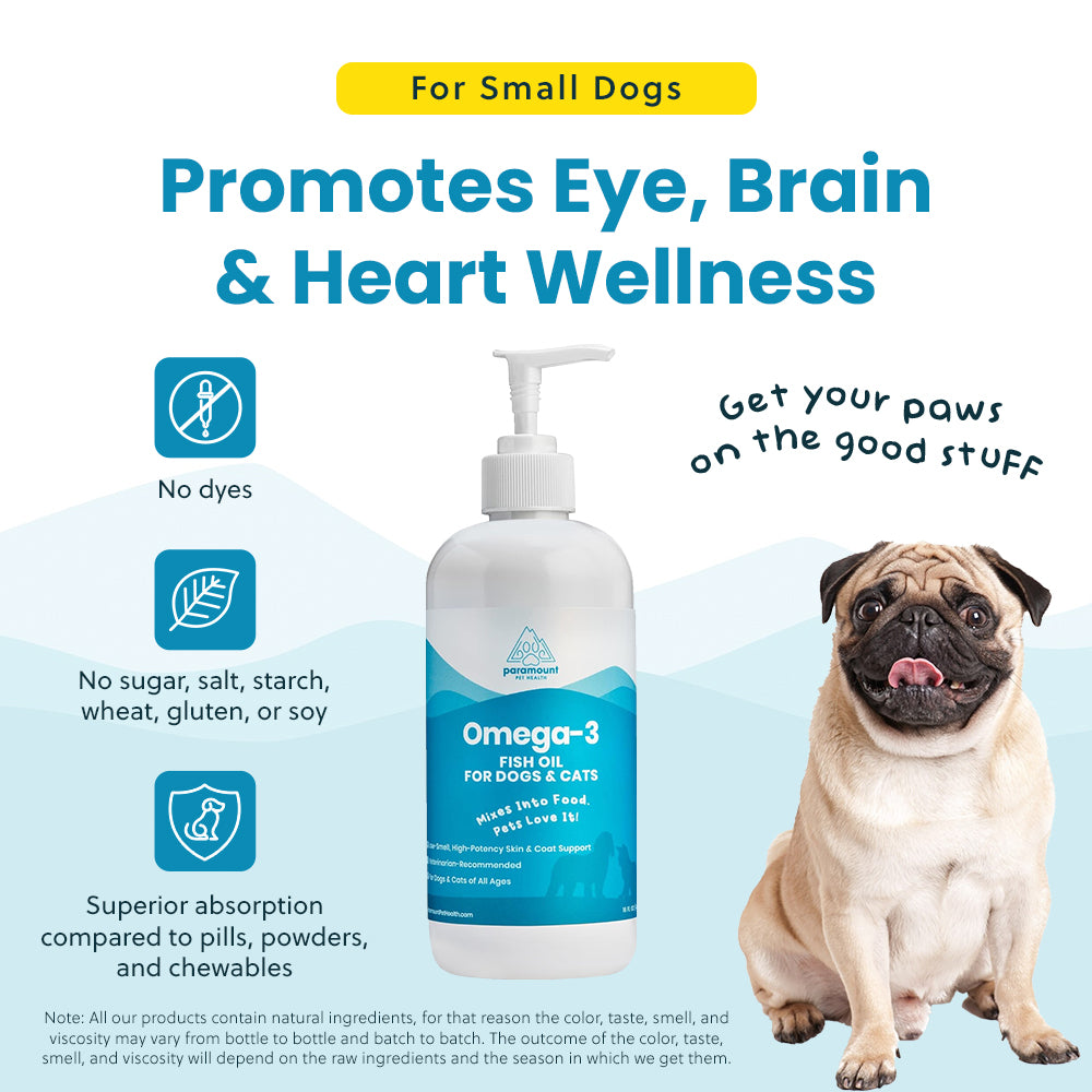 Omega-3 Fish Oil for Dogs and Cats