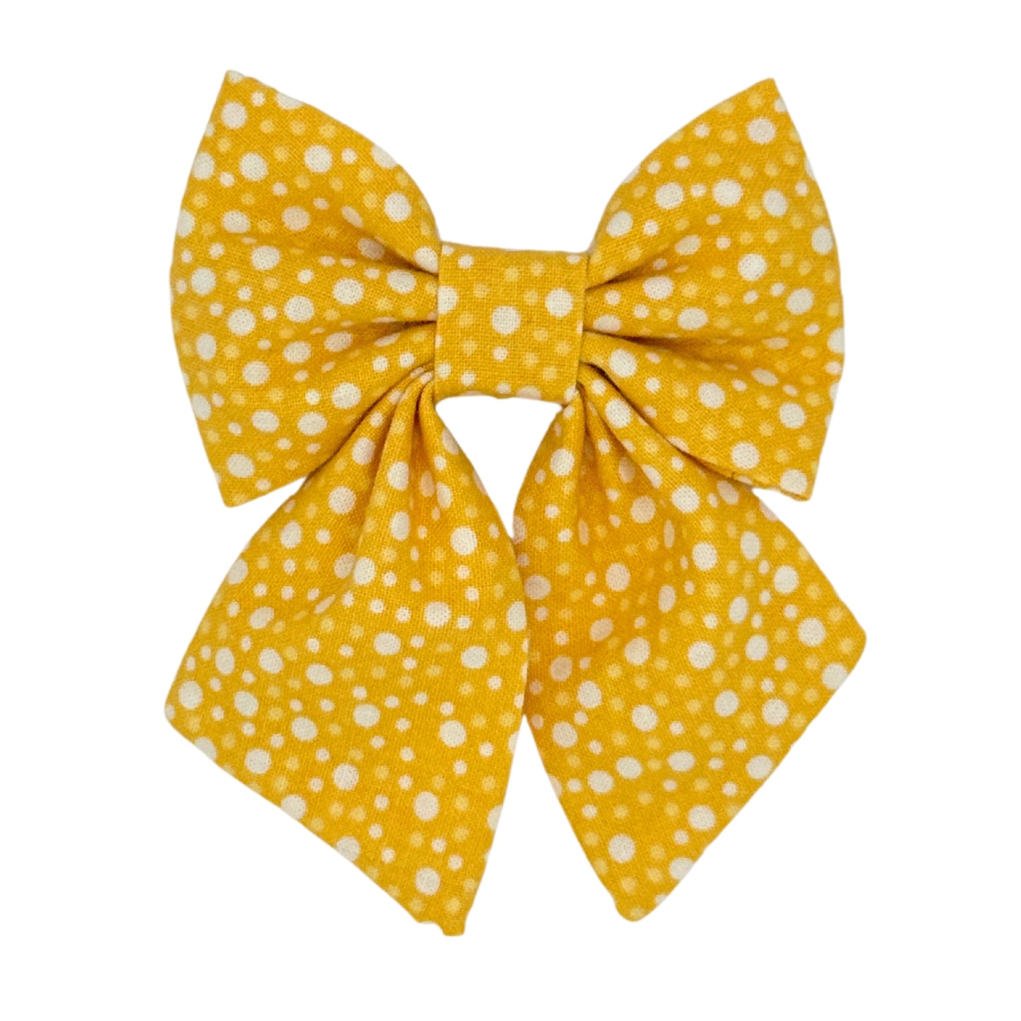 Sandy Dots Sailor Bow
