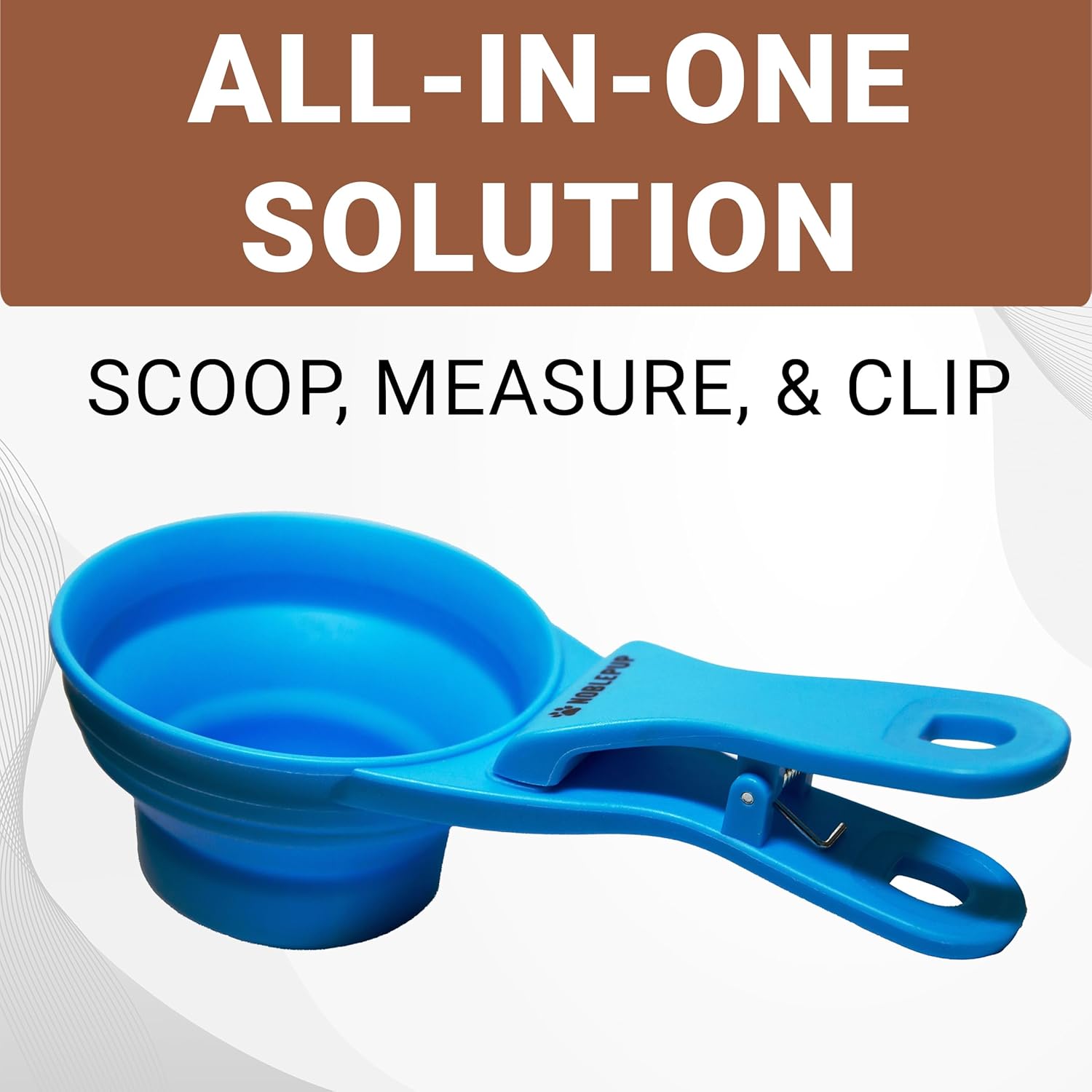 MeasureMate 1/2 Cup Scoop, Blue